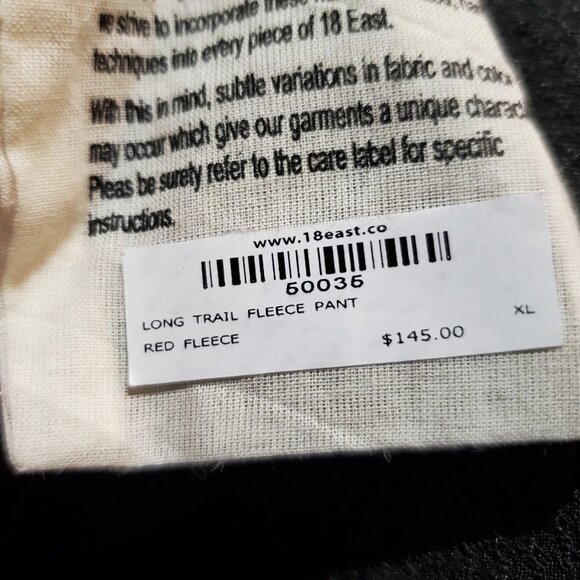 18 East MFG Mansfield Fleece Pants NWT | XXL - Picture 7 of 7